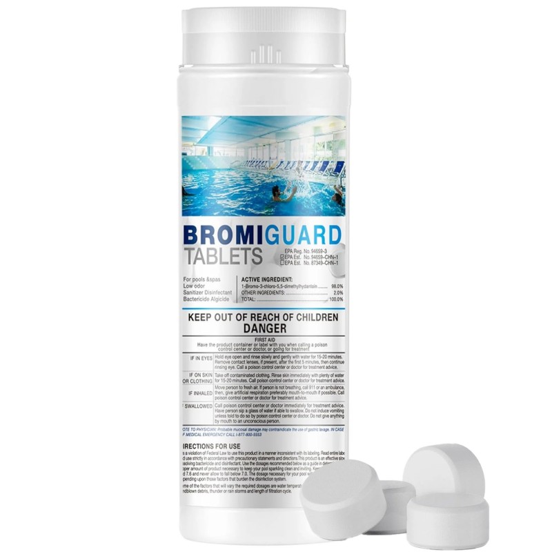1-bromo-3-cloro-5,5-dimetilhydantoin pentru piscină și spa